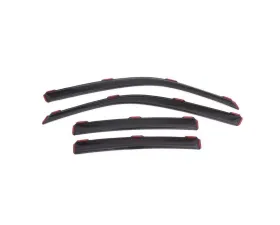 AVS Ventvisor In-Channel Front & Rear Window Deflectors 4pc Smoke Dodge Charger 2011-2021