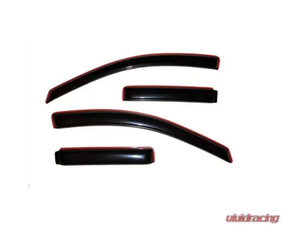 AVS Ventvisor In-Channel Front & Rear Window Deflectors 4pc Smoke Jeep Compass 2007-2010 - 194330