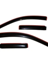 AVS Ventvisor In-Channel Front & Rear Window Deflectors 4pc Smoke Jeep Compass 2007-2010                                     - 194330 - Image 11