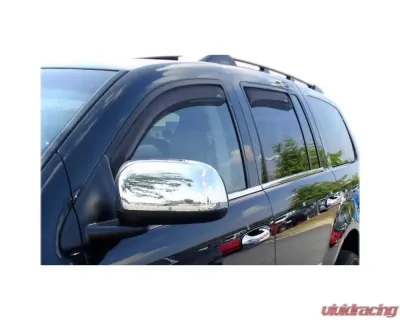 AVS Ventvisor In-Channel Front & Rear Window Deflectors 4pc Smoke Chrysler Aspen 2007-2010 - 194344
