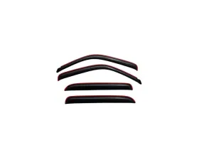 AVS Ventvisor In-Channel Front & Rear Window Deflectors 4pc Smoke Cadillac Escalade EXT 2002-2006