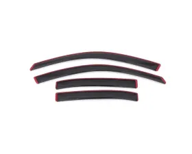 AVS Ventvisor In-Channel Front & Rear Window Deflectors 4pc Smoke Chevrolet Malibu 2013-2015