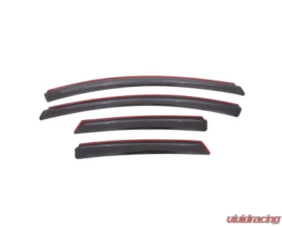 AVS Ventvisor In-Channel Front & Rear Window Deflectors 4pc Smoke Ford Focus 2012-2018 - 194373