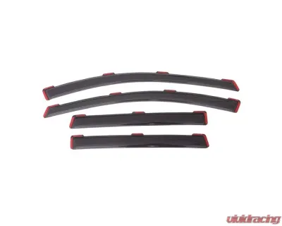 AVS Ventvisor In-Channel Front & Rear Window Deflectors 4pc Smoke Ford Escape 2013-2018 - 194383