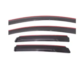 AVS Ventvisor In-Channel Front & Rear Window Deflectors 4pc Smoke Buick Verano 2012-2017