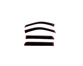 AVS Ventvisor In-Channel Front & Rear Window Deflectors 4pc Smoke Lincoln Mark LT 2006-2008