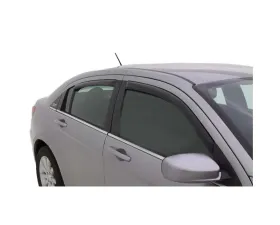 AVS Ventvisor In-Channel Front & Rear Window Deflectors 4pc Smoke Chrysler Sebring 2007-2010