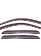 AVS Ventvisor In-Channel Front & Rear Window Deflectors 4pc Smoke Chevrolet Avalanche 2007-2013                                     - 194515 - Image 12