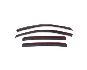 AVS Ventvisor In-Channel Front & Rear Window Deflectors 4pc Smoke Honda Accord 2013-2017