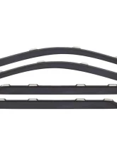 AVS Ventvisor Front & Rear Window Deflectors 4pc Smoke Chevrolet Silverado 2500 Crew Cab 2015-2018                                     - 194536 - Image 14