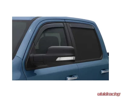 AVS Ventvisor In-Channel Front & Rear Window Deflectors 4pc Smoke Mitsubishi Outlander 2007-2010 - 194555