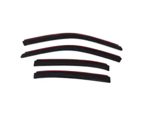 AVS Ventvisor In-Channel Front & Rear Window Deflectors 4pc Smoke Chevrolet Malibu 2004-2007
