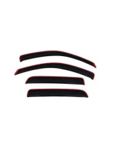 AVS Ventvisor In-Channel Front & Rear Window Deflectors 4pc Smoke Dodge Dakota Quad Cab 2005-2011                                     - 194656 - Image 16