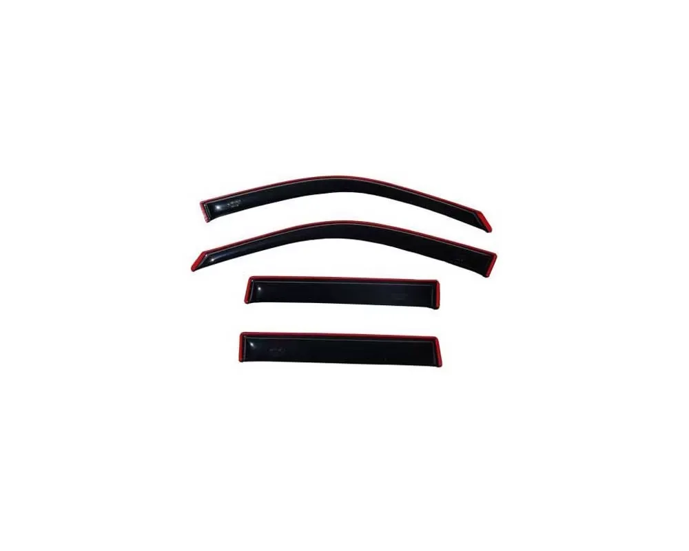AVS Ventvisor In-Channel Front & Rear Window Deflectors 4pc Smoke Ram Quad Cab 2019 - 194813