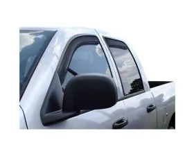 AVS Ventvisor In-Channel Front & Rear Window Deflectors 4pc Smoke Dodge RAM 1500 Mega Cab 2006-2008