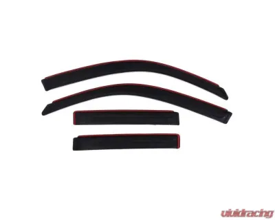 AVS Ventvisor In-Channel Front & Rear Window Deflectors 4pc Smoke Toyota 4Runner 2003-2009 - 194924