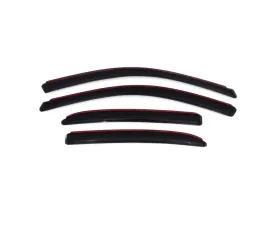 AVS Ventvisor In-Channel Front & Rear Window Deflectors 4pc Smoke Honda Accord 2003-2007