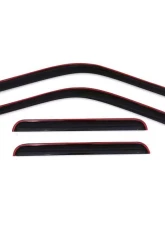AVS Ventvisor In-Channel Front & Rear Window Deflectors 4pc Smoke Ford F-250 Supercrew 1999-2016                                     - 194953 - Image 14