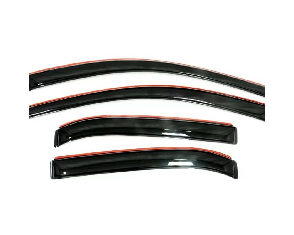 AVS Ventvisor Front & Rear Window Deflectors 4pc Smoke Volkswagen Atlas 2018+ - 194998