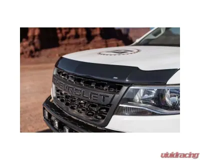 AVS Aeroskin Low Profile Acrylic Hood Shield Smoke Chevrolet Colorado 2015-2020 - 322113
