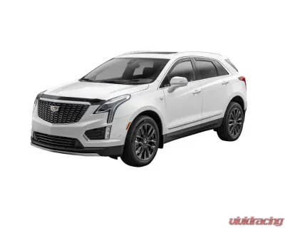 AVS Aeroskin Low Profile Acrylic Hood Shield Smoke Cadillac XT5 2017-2021 - 322133