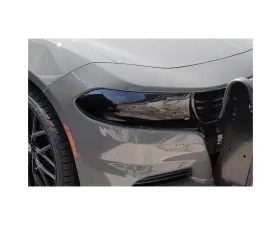 AVS Headlight Covers Smoke Black Out 2pc. Dodge Charger 2015-2020