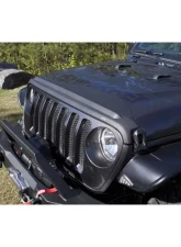 AVS Aeroskin II Textured Low Profile Hood Shield Black Jeep Wrangler (JL) 2dr/4dr 2018+                                     - 436148 - Image 13