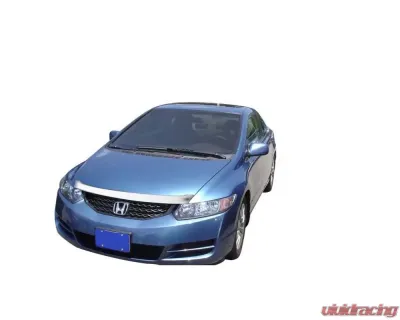 AVS Aeroskin Low Profile Hood Shield Chrome Honda Civic Coupe 2006-2010 - 620018