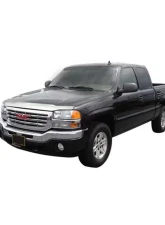 AVS Aeroskin Low Profile Hood Shield Chrome GMC Sierra 1500 1999-2007                                     - 622015 - Image 7