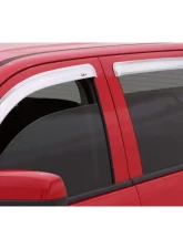 AVS Ventvisor Outside Mount Front & Rear Window Deflectors 4pc Chrome Jeep Grand Cherokee 2011-2018                                     - 684252 - Image 7