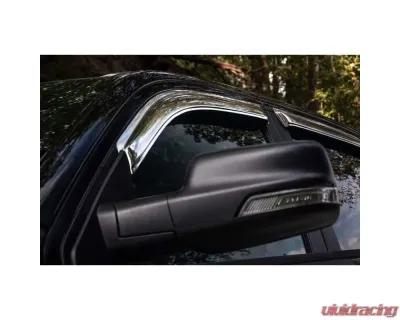 AVS Ventvisor Front & Rear Window Deflectors 4pc Chrome Ford Escape 2013-2019 - 684383