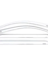 AVS 4pc Chrome Ventvisor Front & Rear Window Deflectors Chevrolet | GMC 2015-2021                                     - 684536 - Image 8