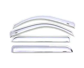 AVS Ventvisor Side Window Deflector 4pc Chrome Ram 1500 Extended Pickup 2019-2020