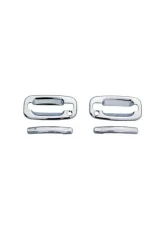 AVS Door Handle Covers (2 Door) 4pc Set Chrome Ford F-250 (w/o Passenger Keyhole) 1999-2016                                     - 685203 - Image 6