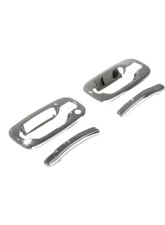 AVS Door Handle Covers (4 Door) 8pc Set Chrome Chevrolet Tahoe (w/o Passenger Keyhole) 1999-2006                                     - 685206 - Image 8