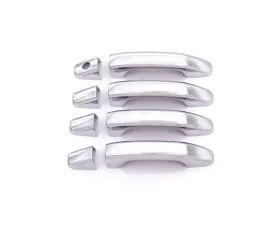 AVS Door Handle Covers (4 Door) 8pc Set Chrome Chevrolet Silverado 1500 2014-2018