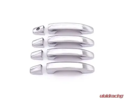 AVS Door Handle Covers (4 Door) 8pc Set Chrome Chevrolet Silverado 1500 2014-2018 - 685413