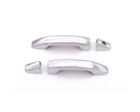 AVS Door Handle Covers (2 Door) 4pc Set Chrome Chevrolet Silverado 1500 2014-2018
