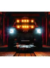 AVS Black AeroCab Marker Light w/ Five Amber LED Chevrolet Silverado 1500 2019+                                     - 698168 - Image 4