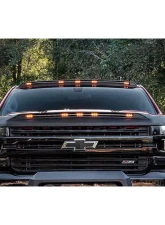 AVS Black AeroCab Marker Light w/ Five Amber LED Chevrolet Silverado 1500 2019+                                     - 698168 - Image 7