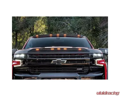 AVS Black AeroCab Marker Light w/ Five Amber LED Chevrolet Silverado 1500 2019+ - 698168