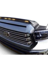 AVS Aeroskin Low Profile Hood Shield w/ Lights Black Toyota Tundra 2014-2019                                     - 753094 - Image 6