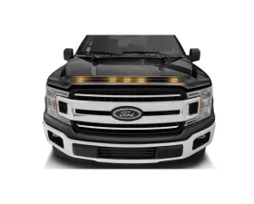 AVS Aeroskin Lightshield Color-Match Hood Protector Shadow Black Ford