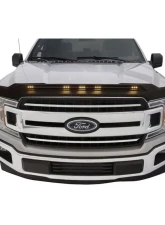 AVS Aeroskin Low Profile Hood Shield w/ Lights Black Ford F150 2015-2022                                     - 753096 - Image 8