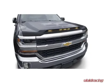 AVS Aeroskin LightShield Hood Shield Black Chevrolet Silverado 1500 2016-2018 - 753123