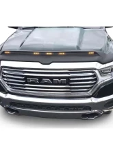 AVS Aeroskin Low Profile Hood Shield w/ Lights Black Dodge Ram 1500 2019                                     - 753163 - Image 8