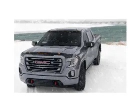 AVS Aeroskin Low Profile Hood Shield w/ Lights Black GMC Sierra 1500 2019