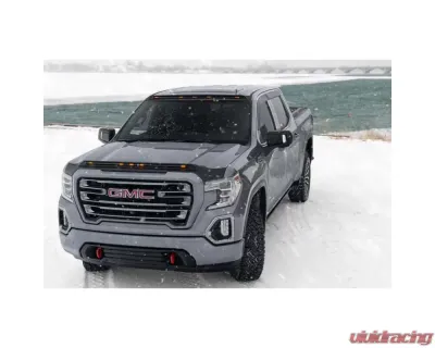 AVS Aeroskin Low Profile Hood Shield w/ Lights Black GMC Sierra 1500 2019 - 753167