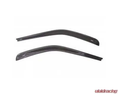 AVS Ventvisor Low Profile Window Deflectors 2pc Matte Black Jeep Wrangler (2 Door Only) 2007-2018 - 772020
