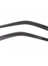 AVS Ventvisor Low Profile Window Deflectors 2pc Matte Black Jeep Wrangler (2 Door Only) 2007-2018                                     - 772020 - Image 8